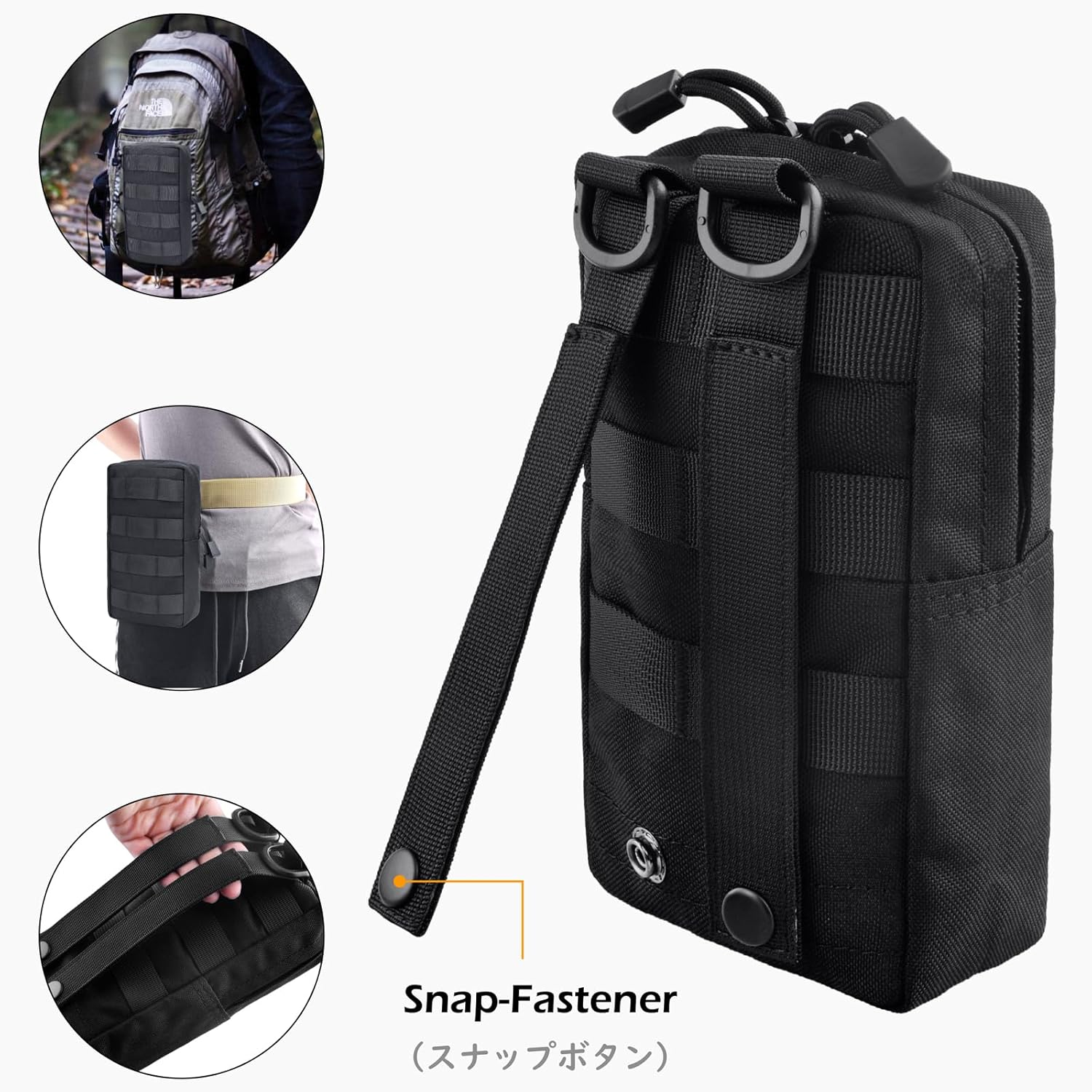 TRIWONDER Tactical Pouch Molle Pouches EDC Utility Pouch Bags Tool Pouch Waist Bag Outdoor Accessory Bag for Military Backpack Storage Bag image number 2