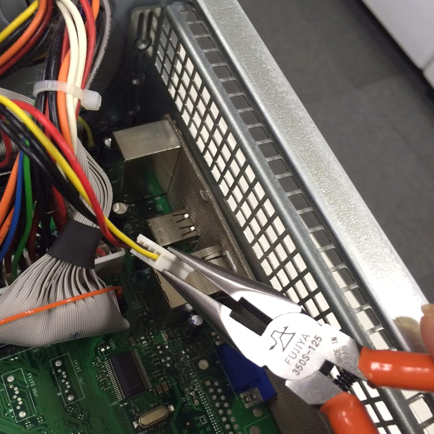 Fujiya 350S-125 Radio Pliers (With Spring) 4.9 Inches (125 Mm) image number 6