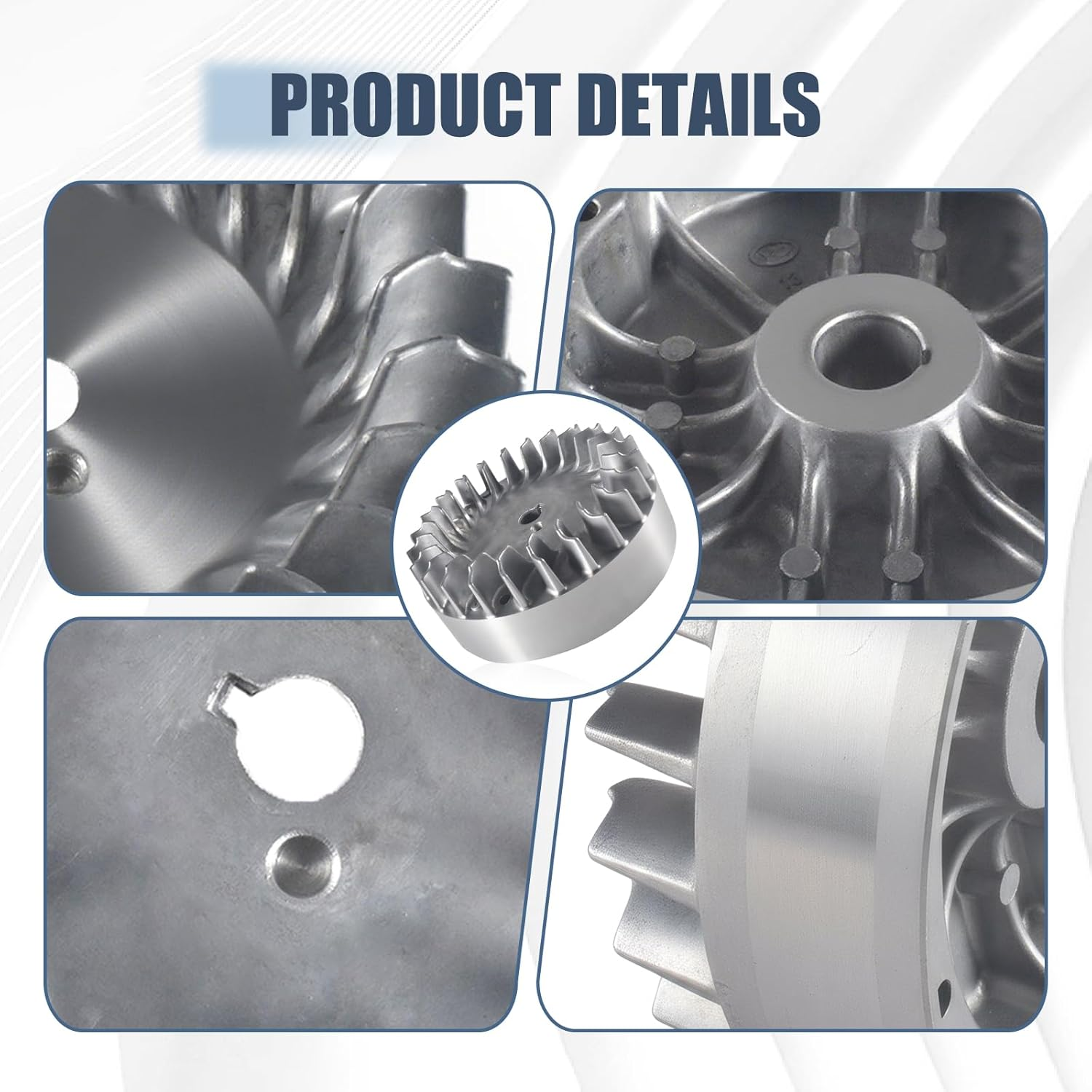 Flywheel 10Krpm for Predator 212Cc 196Cc 224Cc Nonhemi Cast,Fit Honda GX200,69730 69736 Aluminum image number 2