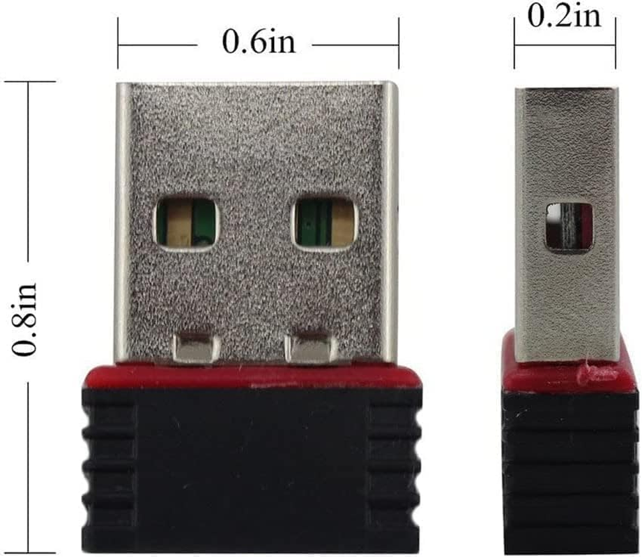 Mini 150MPS USB 2.0 Stick Wifi 802.11N Wireless LAN Network Adapter Stick Schwarz 802.11 Dongle Chip image number 6