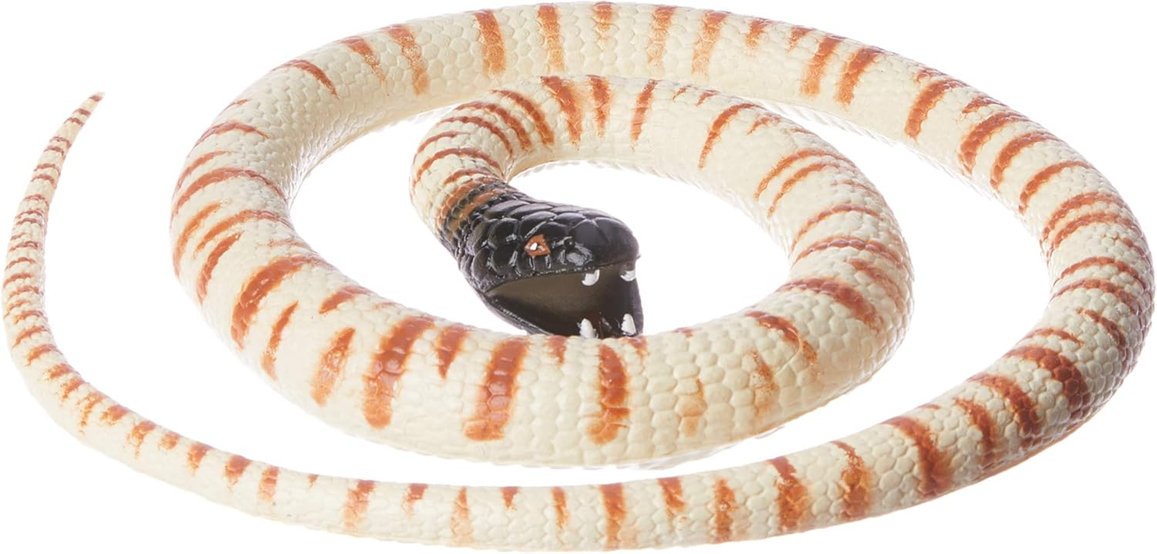 Wild Republic Black Headed Python, Rubber Snake Toy, Gifts for Kids, Educational Toys, 46 Inches