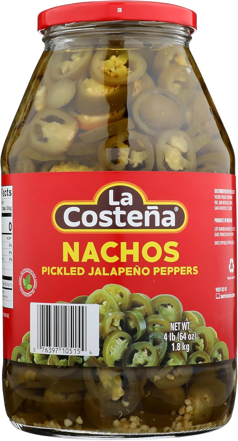 La Costena Pickled Jalapeno Nacho Slices, 1.8 Kg image number 4