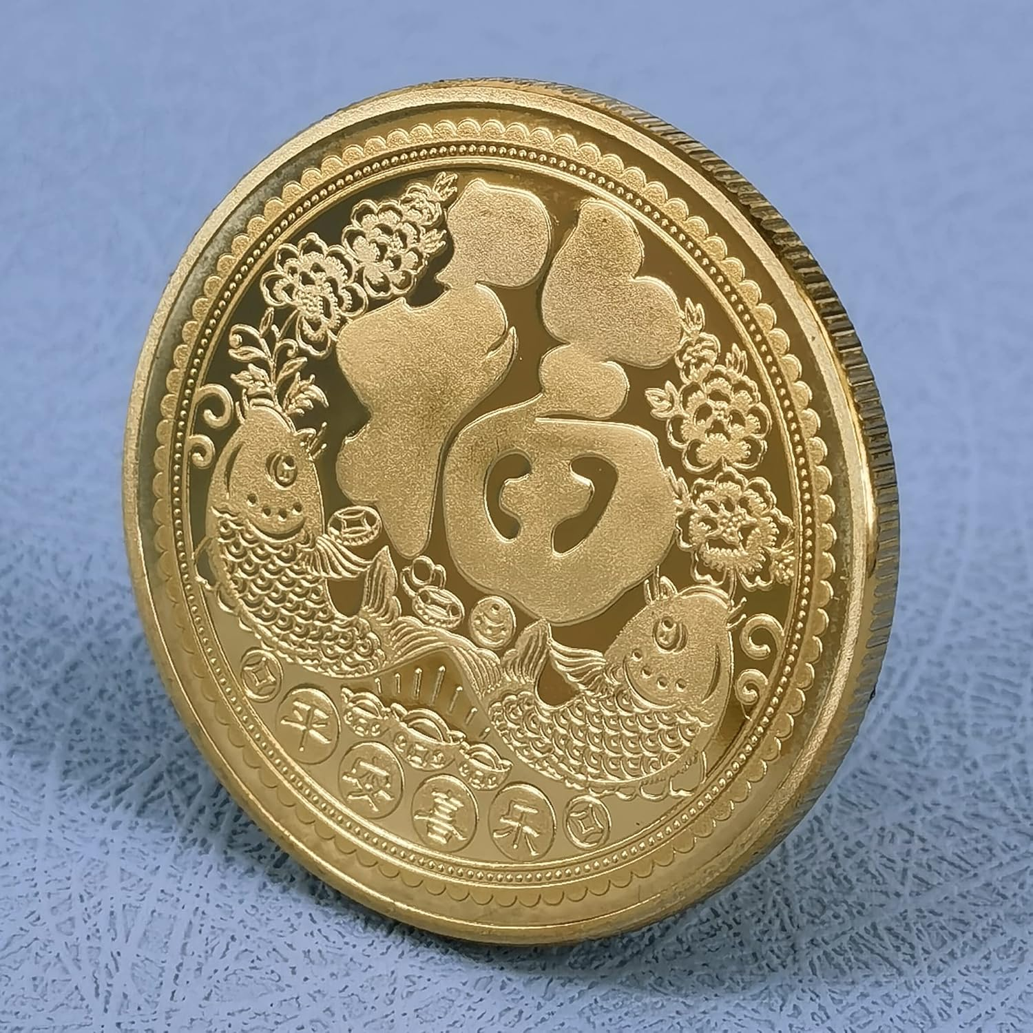 Fortune Cat Lucky Coin for Scratching Lottery Tickets image number 3