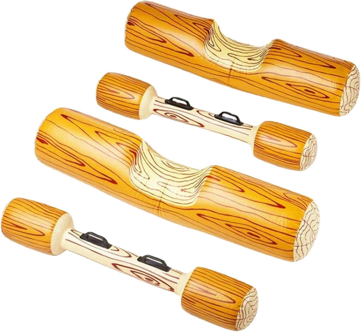 Inflatable Battle Logs,Pool Fighting Battle Log Raft Toy | Pool Party Water Sports Games Wood Grain Floating Row Swimming Pool Inflatable Toys