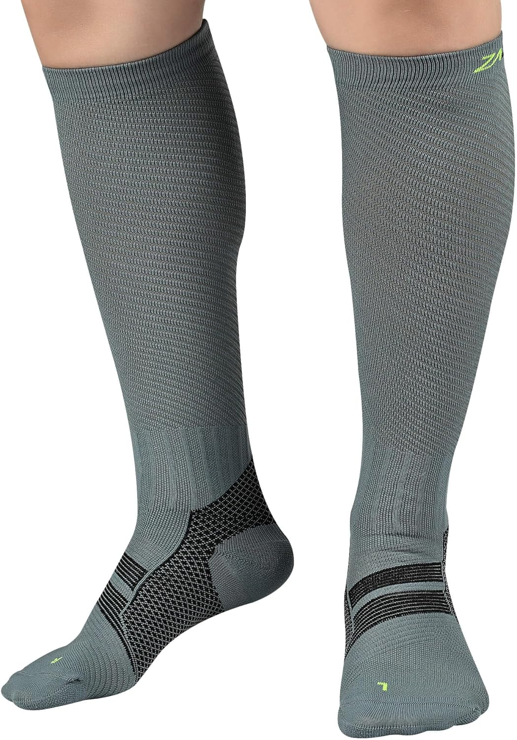 Knee-High Graduated Compression Socks, Plantar Fasciitis Socks for Men & Women, Sports Compression Socks, 20-30 Mmhg