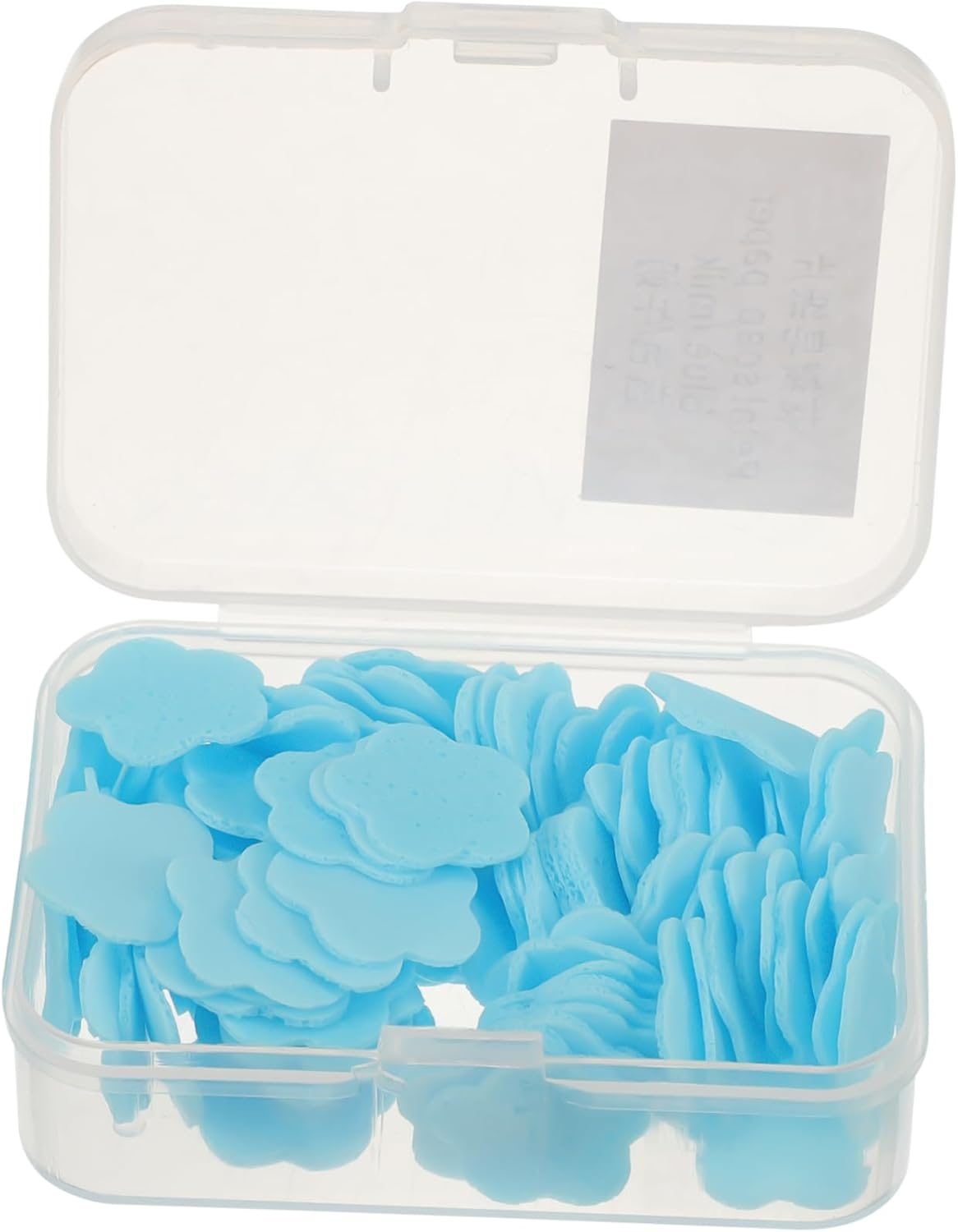 Portable Travel Soap Slices Antibacterial Hand Wash Soap Sheets Milk Scent Small Box for Children and Students Outdoor Camping Hiking Personal Care image number 3