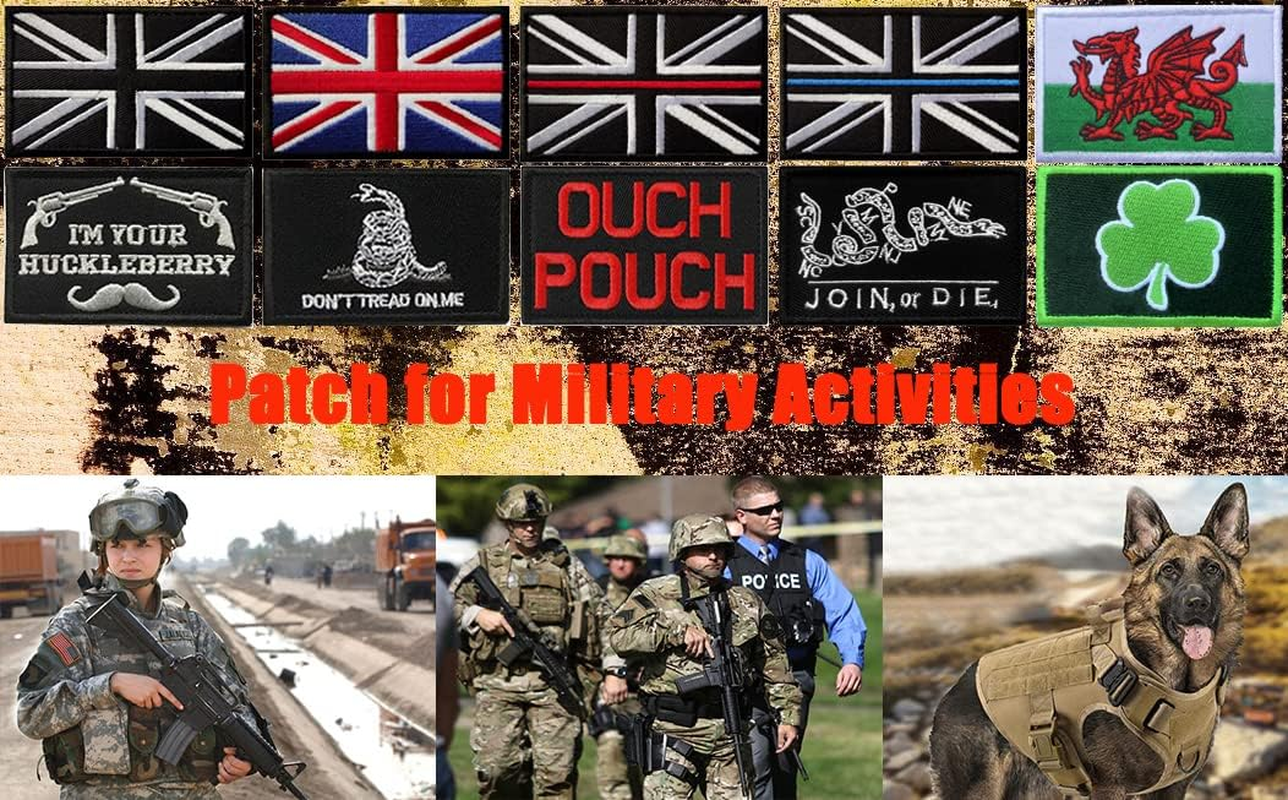 Zcketo 2 PCS Australia Flag Patches Hook and Loop Fastener Embroidered Tactical Military National Australian Patch for Attach to Caps,Bags,Backpacks,Vest,Uniforms,Team,Tactical Clothes - Belgium image number 5