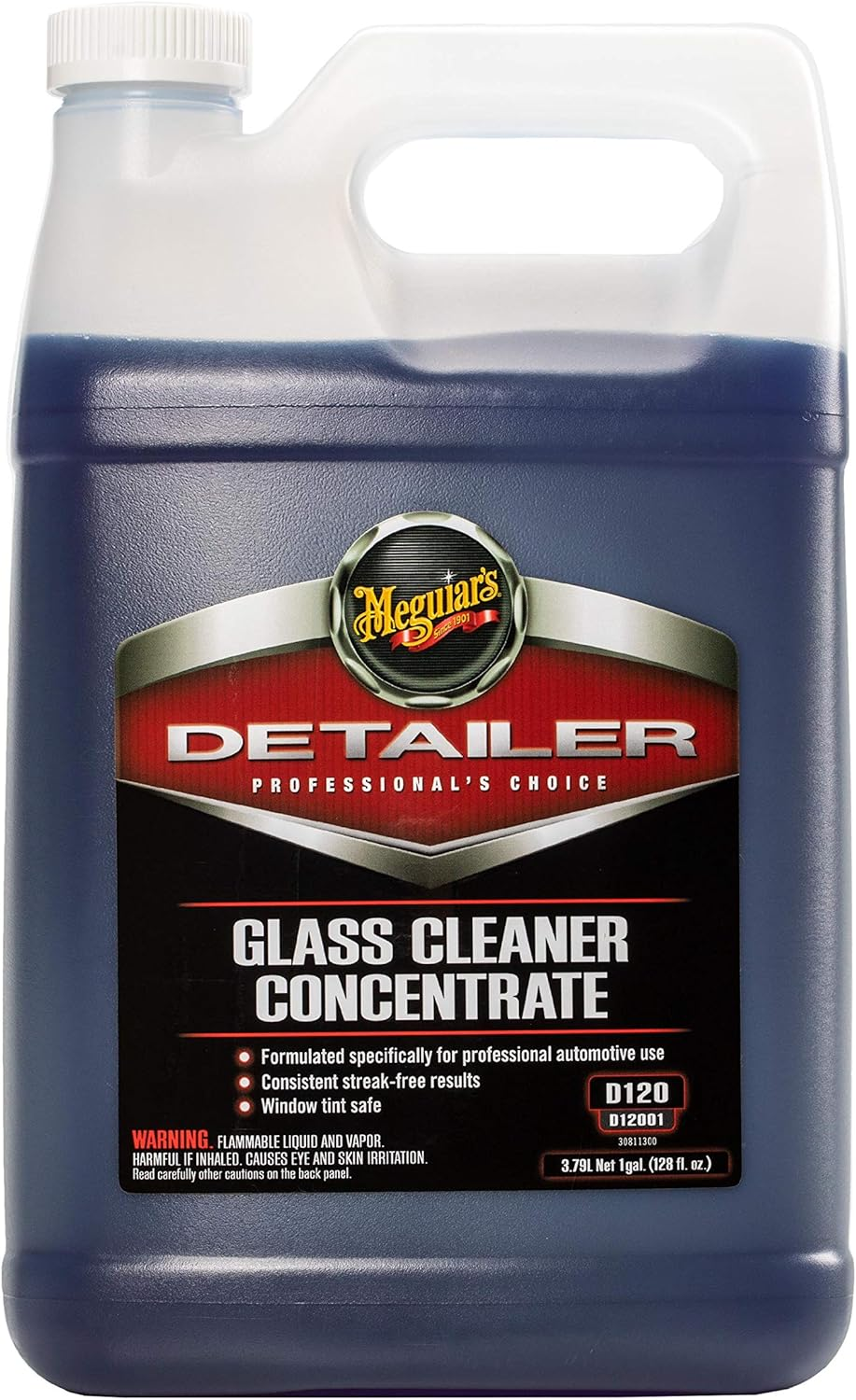 Meguiar'S Detailer Glass Cleaner Concentrate, 3.8 Litre | Produces Crystal Clear, Streak-Free Glass | Removes Vinyl Fog, Road Grime & Bug Residue image number 5