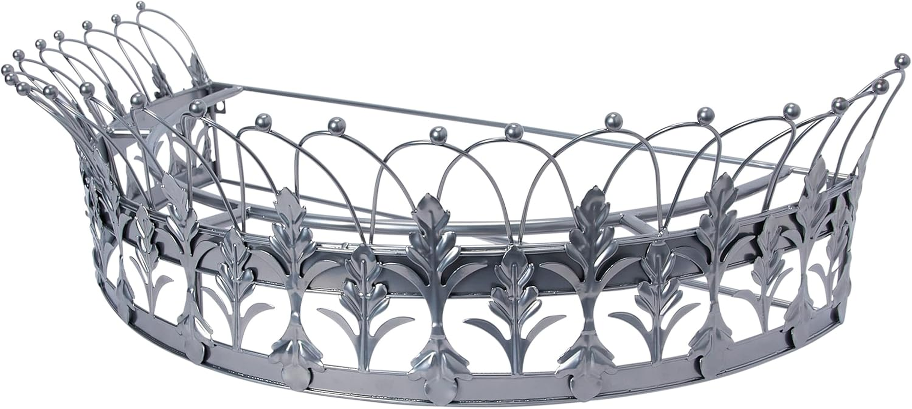 Creative Co-Op Rust Metal Curtain Crown