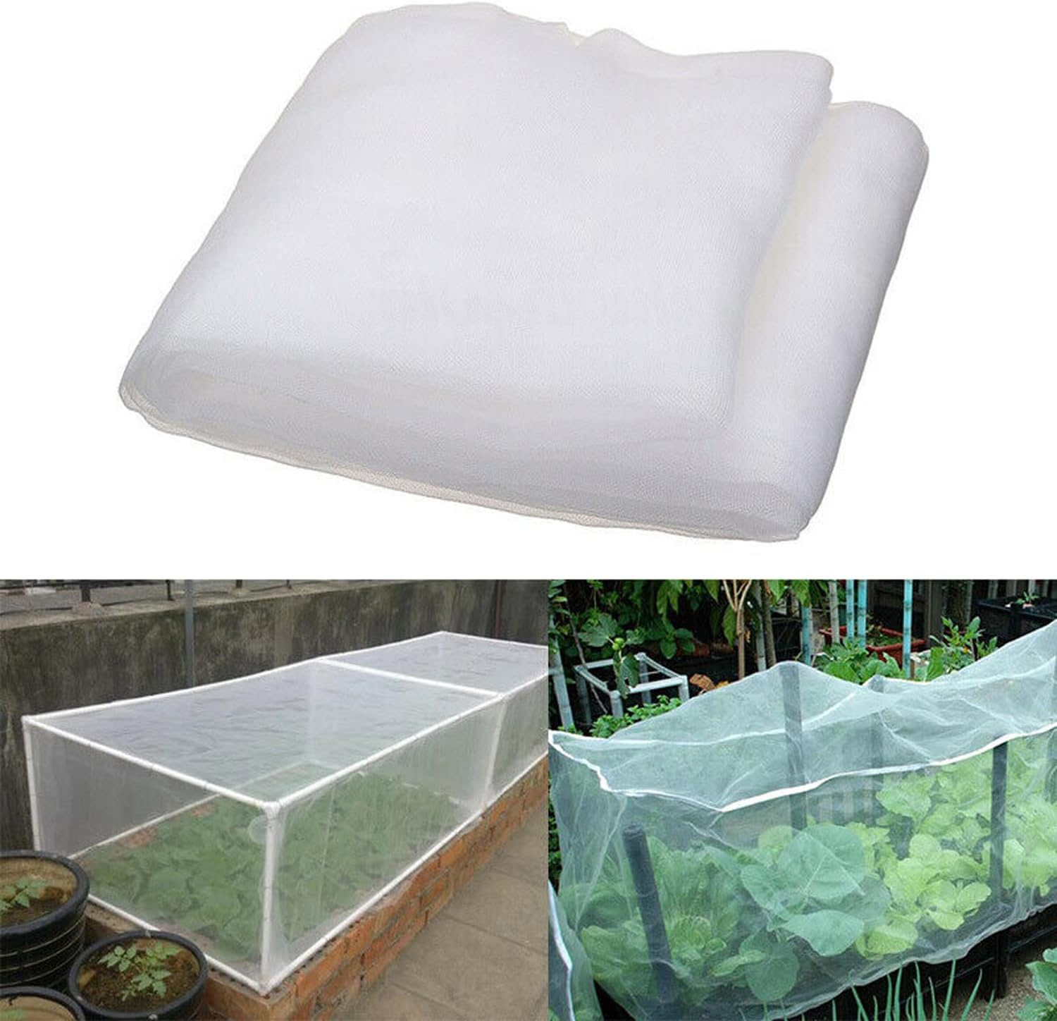 Yotsuba 5M X 2M Ultra Fine Garden Mesh Netting &ndash; 1Mm Insect & Bird Barrier for Plants, Vegetables, Fruits, Reusable Protective Cover for Greenhouse, Raised Beds, Balcony image number 6