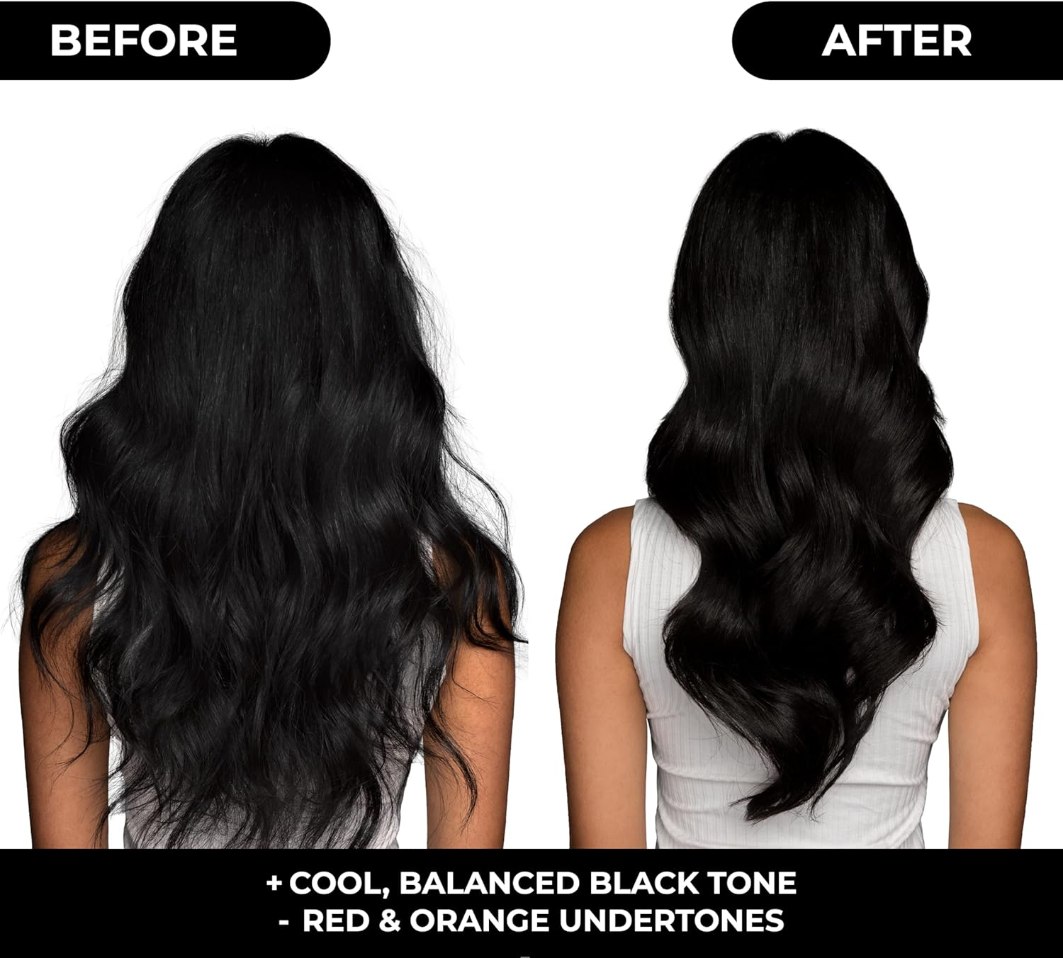 Naissant Cool Black Hair Toning Mask | Ultra High-Purity Pigments | Neutralizes Red & Orange Undertones | Hyaluronic Acid, Collagen & Biotin | Paraben, Ammonia & Sulfate Free | 10.1 Fl. Oz image number 2