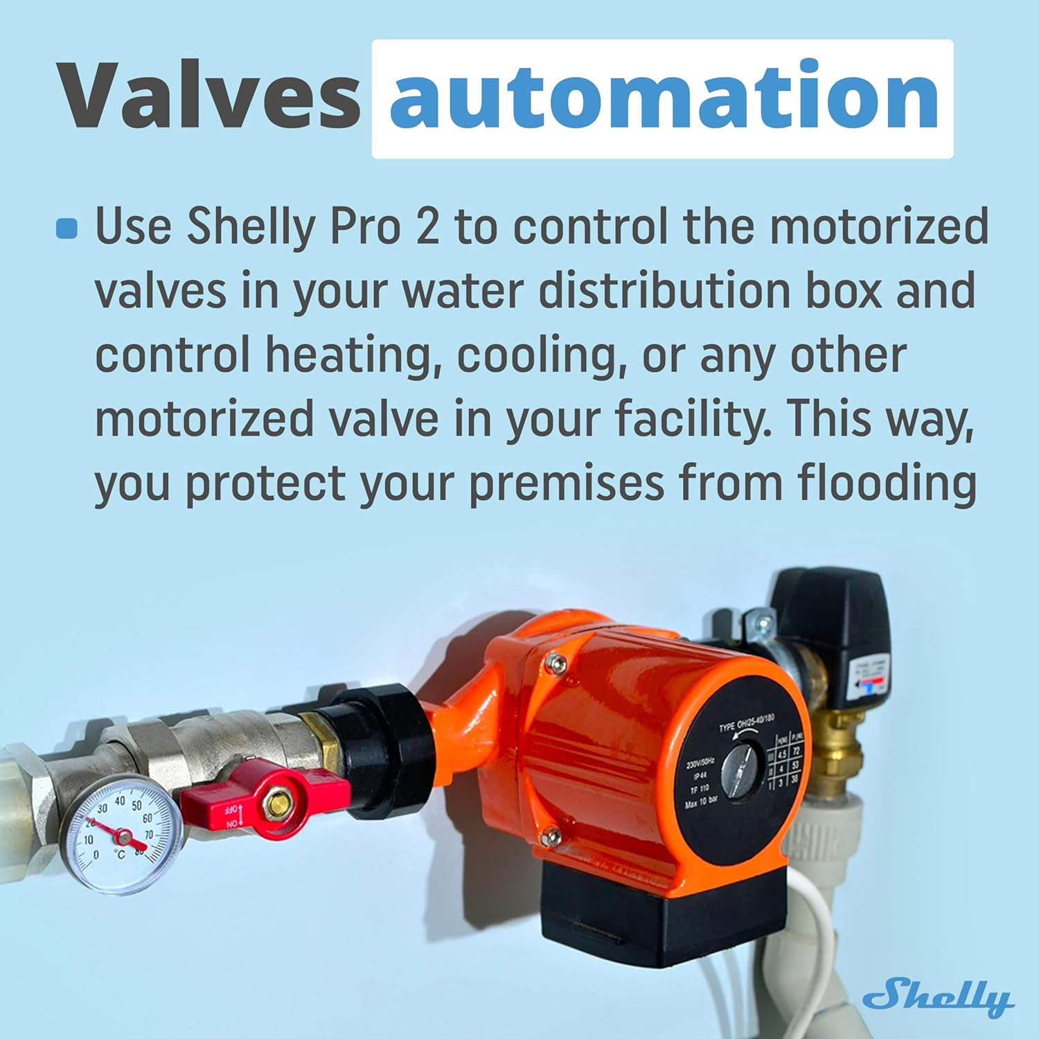 Shelly Pro 2 | Wi-Fi, LAN & Bluetooth 2 Channel Smart Relay | Home & Facility Automation | Compatible with Alexa & Google Home | Ios Android App | Lights Automation | Controller for Motorized Valve