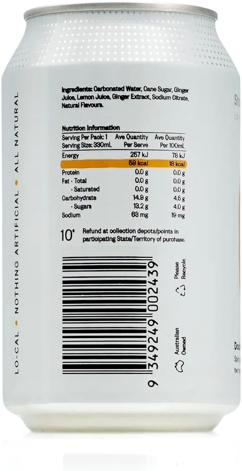 Strangelove Double Ginger Beer Lo-Cal Soda X 24 image number 1