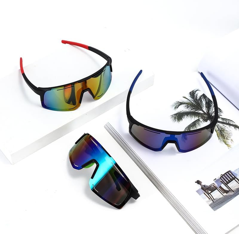 Polarized Sports Sunglasses for Women and Men, UV400 Outdoor Cycling Hiking Fishing Running Driving Goggles