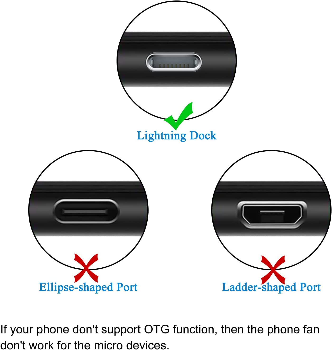 3 Pack Portable Cell Phone Fan Mini Fan Compatible with Iphone 14/14Pro Max/13/13 Pro Max/12/12 Pro Max/11/11 Pro/11 Pro Max/X/Xs/Xr - C-Black, White, Orange image number 5