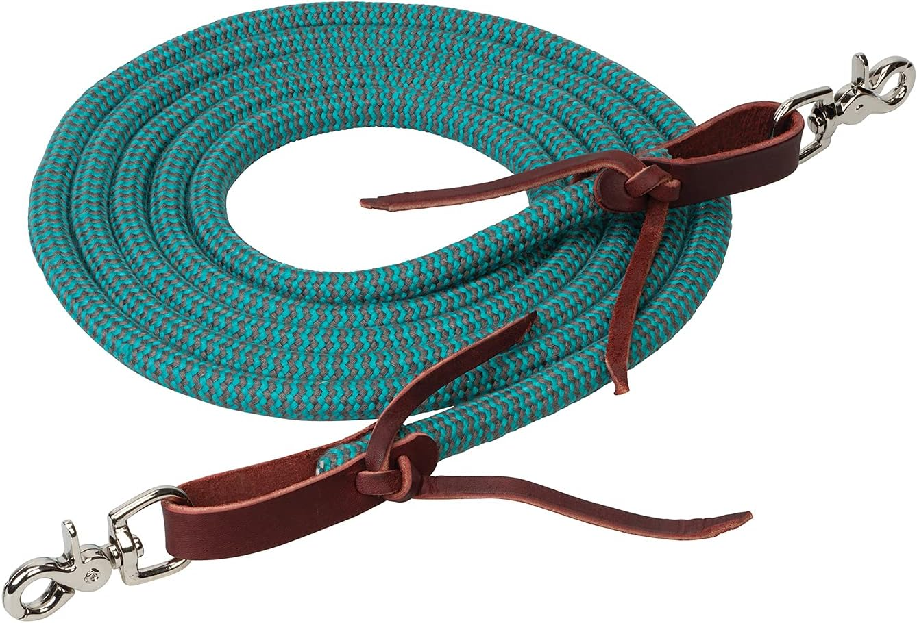 Weaver Leather 35326-08-10 Ecoluxe 10Ft round Trail Reins