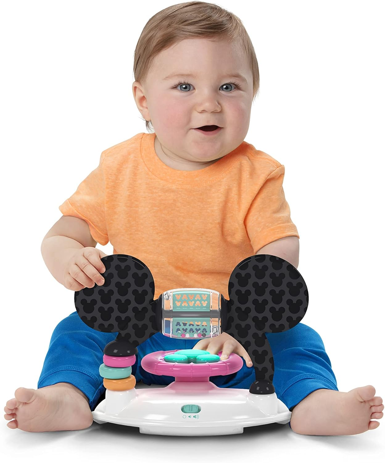 Bright Starts Disney Baby Minnie Mouse Forever Besties 2-In-1 Baby Activity Walker - Easy Fold Frame and Removable -Toy Station, 6 Months and Up image number 6