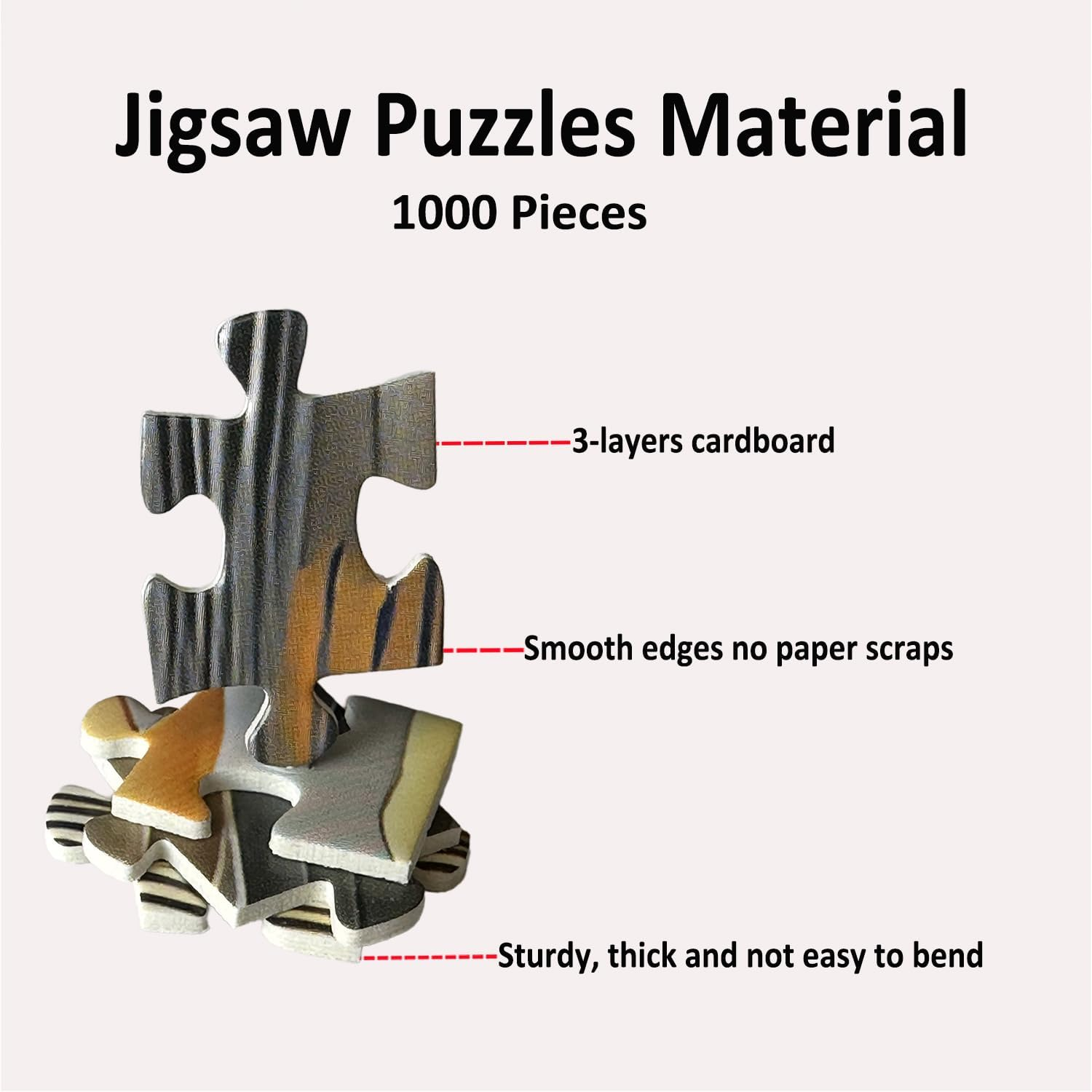 Jigsaw Puzzles for Adults 1000 Pieces Impossible Hard Difficult Challenging Puzzles for Adults 1000Pc Puzzle Sunrise at Mountain Peak Jigsaw Puzzle 1000 Pieces 28 X 20 Inch image number 1