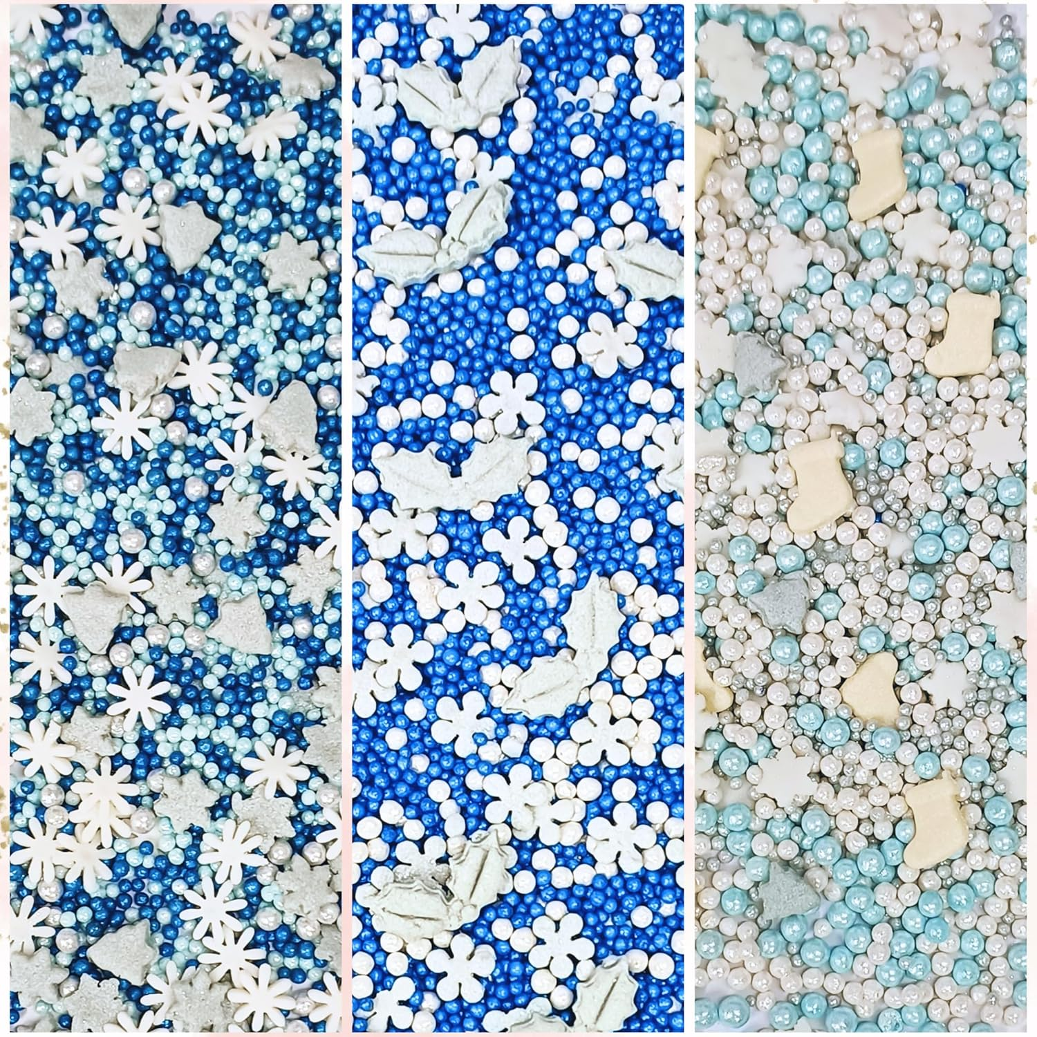 Confect Christmas Sprinkles | Sprinkles for Baking & Cake Decorative | Cookie Sprinkles| Dessert Decorating Sprinkles - 3.5 Oz (New-Cc-Sprinkles-28) - New-Cc-Sprinkles-27 image number 3