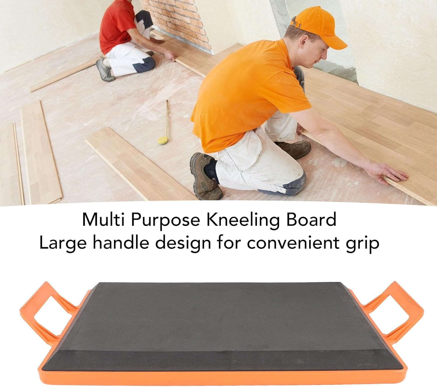 Kneeling Pad, Multi Purpose Shock Absorbent Pads Professional Kneeboard with Large Handles and Ample Storage Space, Gardening Kneeling Pad for Home Decoration, Construction image number 4
