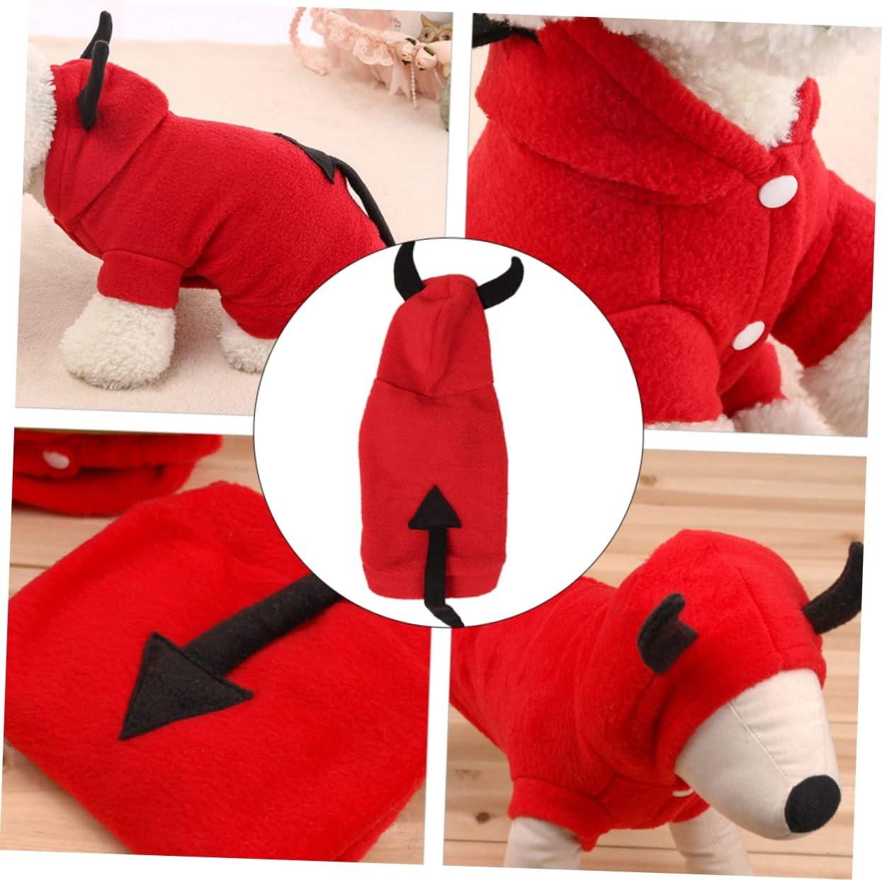 BESPORTBLE 2Pcs Halloween Pet Clothes Dog Costume Winter Coat for Dachshund Pet Supplies Dog Clothes for Winter image number 2