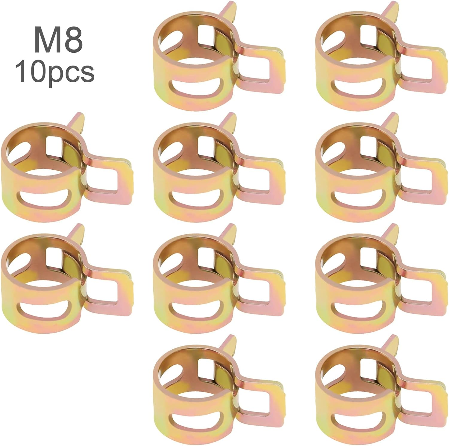 Windance Inline Fuel Filter Kit,Include 1 Meter 1/4 Inch ID Fuel Hose 5Pcs Fuel Filters 10Pcs Tube Clamp Fuel Line Replacement for Motorcycle/Tractor/Lawn Mower/Boats/Atv/Go Karts image number 1