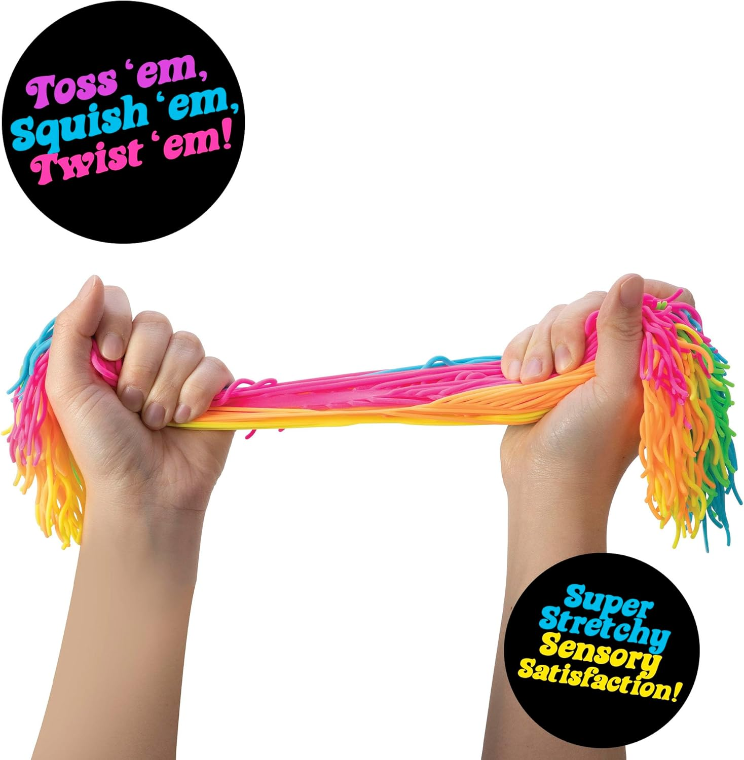 Needoh Ramen Noodlies - Stretchy and Squeezable, Ideal Fidget Toy image number 5