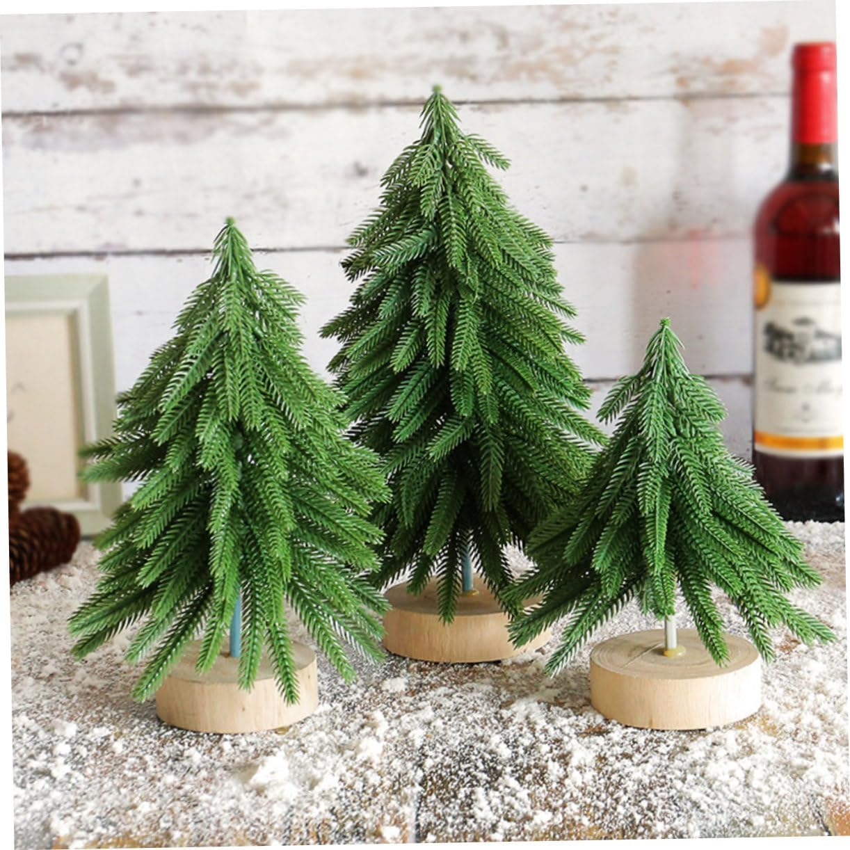 Mini Christmas Tree Decor Artificial Pine Tree for Home Shop and Festival Scene Decor Tabletop Ornament image number 1