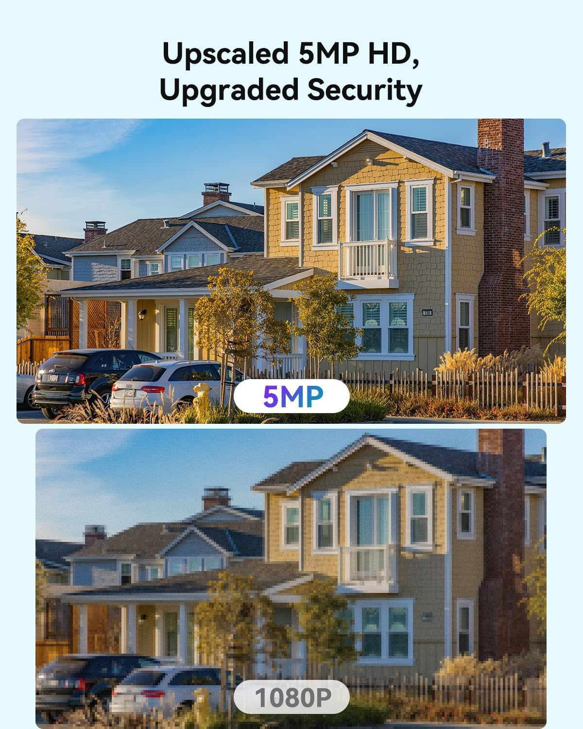 TMEZON Smart 4K 16CH Home Security Camera System, 4Pcs Wired 5MP Poe IP Cameras Outdoor with Person Vehicle Detection, 4K 16CH NVR with 1TB HDD for 24-7 Recording, ZR08PA AU+1TB (ZR08PA) image number 6