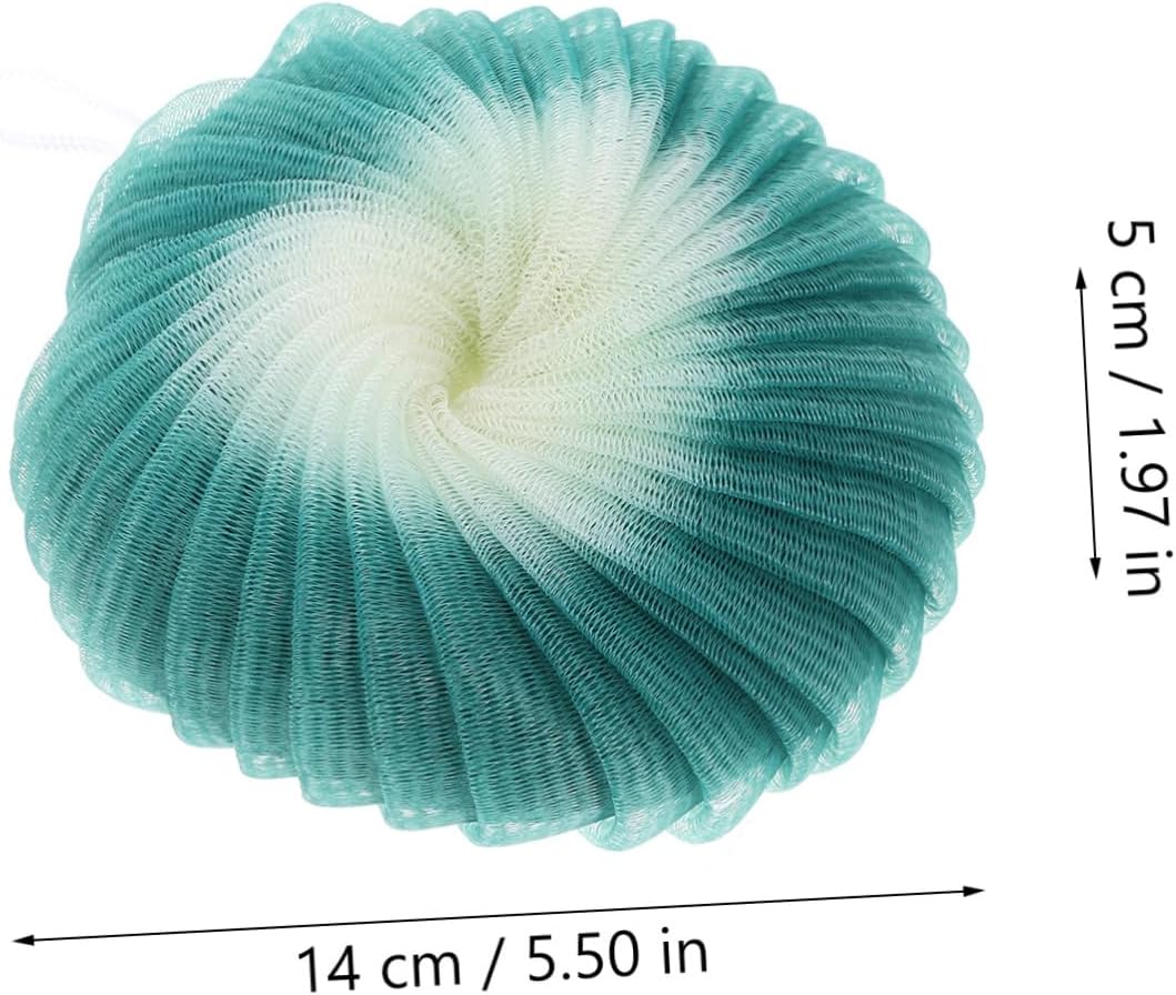 3Pcs Conch Flower Bath Ball Shower Loofah for Body Exfoliator Travel Friendly Bath Scrubber Made of Soft Material for Home and Showering image number 2
