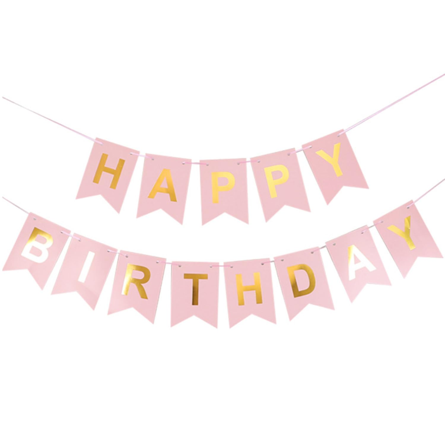 Haobase Happy Birthday Banner Birthday Garland Party Decorations 16Cm&times;20Cm (Black) - Green image number 3