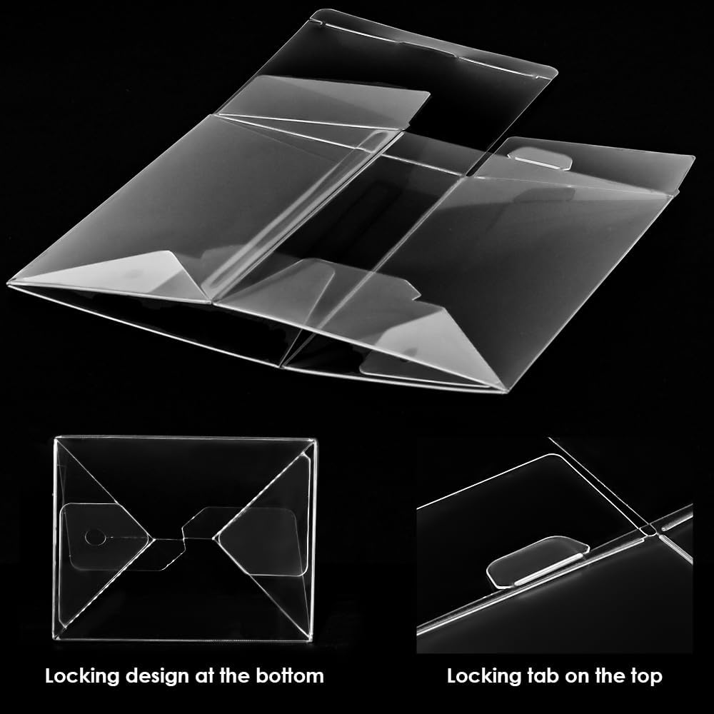 Baskiss 20 Pack Protector Case for Funko Pop 4 Inch Figures, Ultra Thick 0.5Mm Scratch Resistant PET Crystal Clear Heavy Duty Display Box, No Film to Peel, Scratch-Resistant and Waterproof (20) image number 1