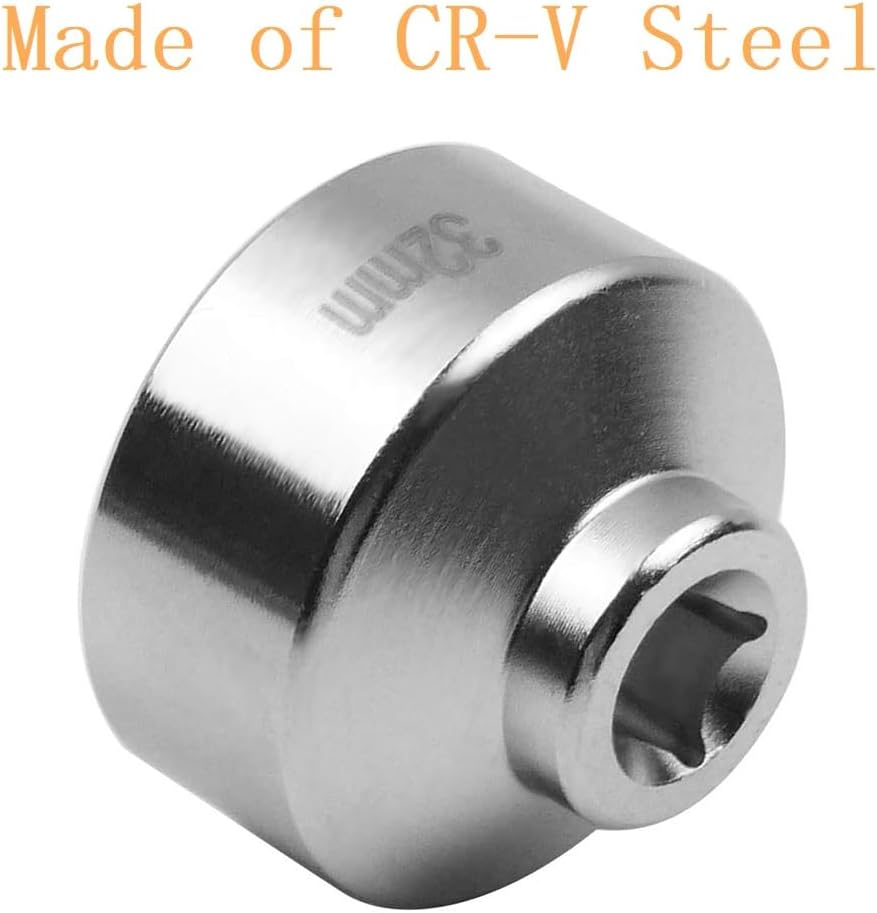 Oil Filter Wrench 32Mm 6 Pt for GM Ecotec 2.2L Volkswagen Pontiac Chevrolet Chrome-Vanadium Oil Filter Wrench image number 2