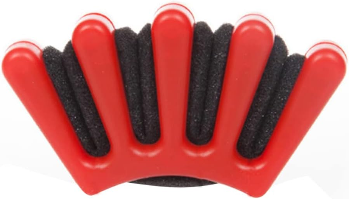 Beavorty Hair Braider Sponge Hair Braiding Tool Red Five-Finger Braid Styling Device for Women and Girls Diy French Braiding