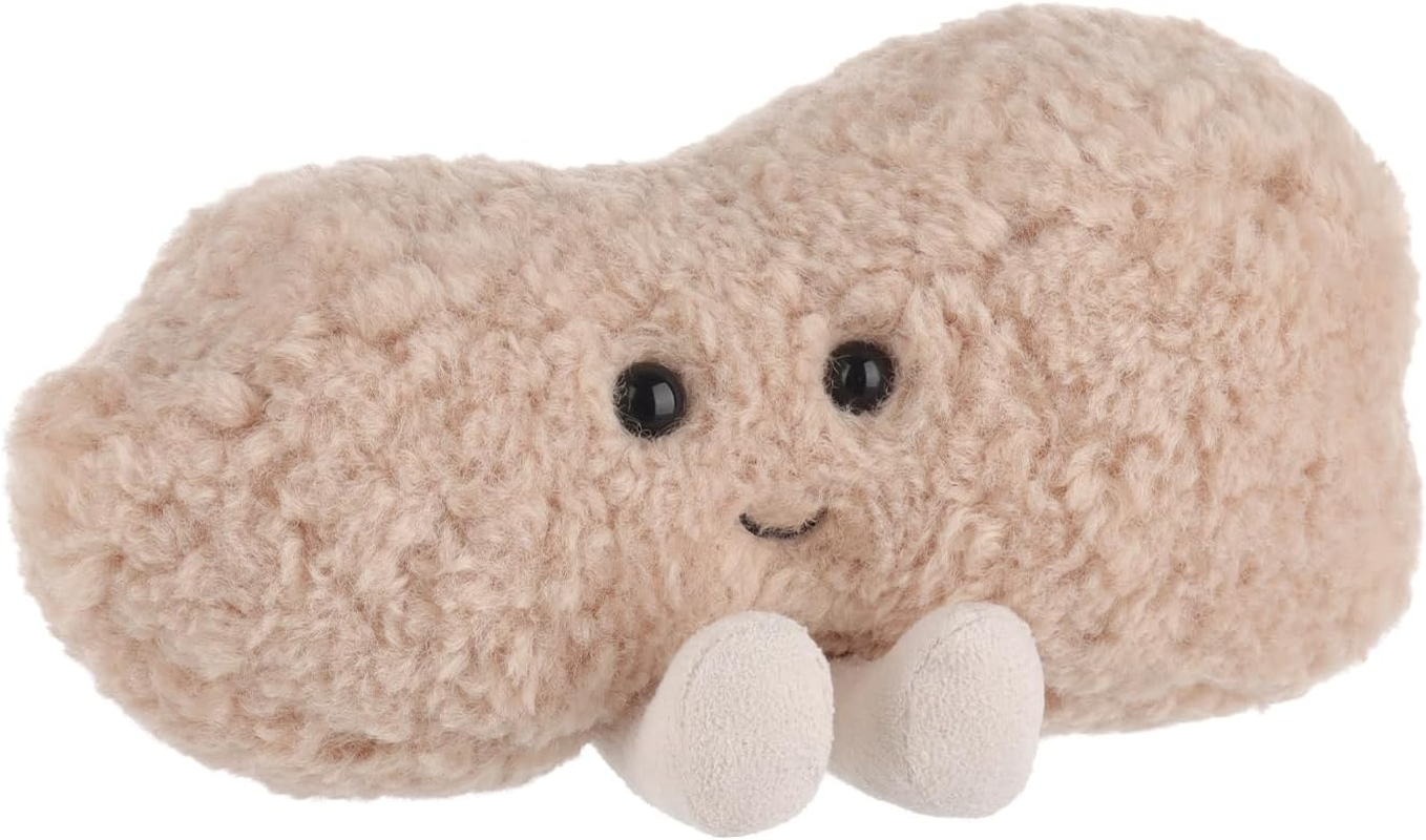 Apricot Lamb Fresh Peanut Stuffed Animals for Kids, Soft Cute Plush Toys for Baby Girl and Boy, 6.7 Inches image number 1