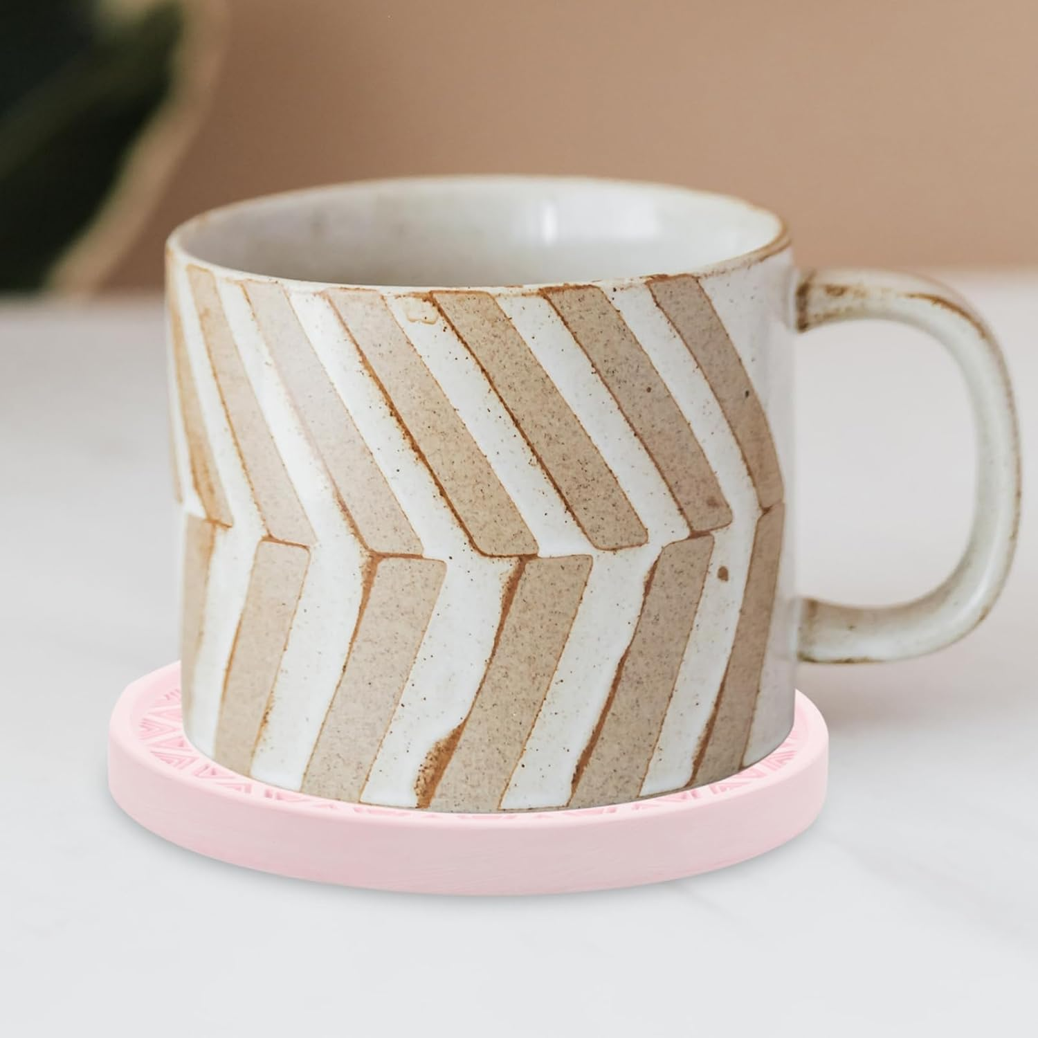 4Pcs Diatom Coasters Absorbent Placemats Non-Slip for Table Great for Hostess Gifts image number 6