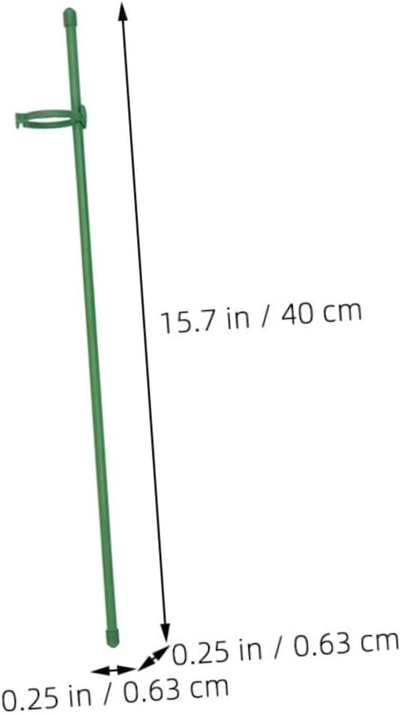 Yardenfun 12Sets Plant Support Stakes for Flower Garden Single Stem Plant Supports Garden Stakes for Growing Sticks