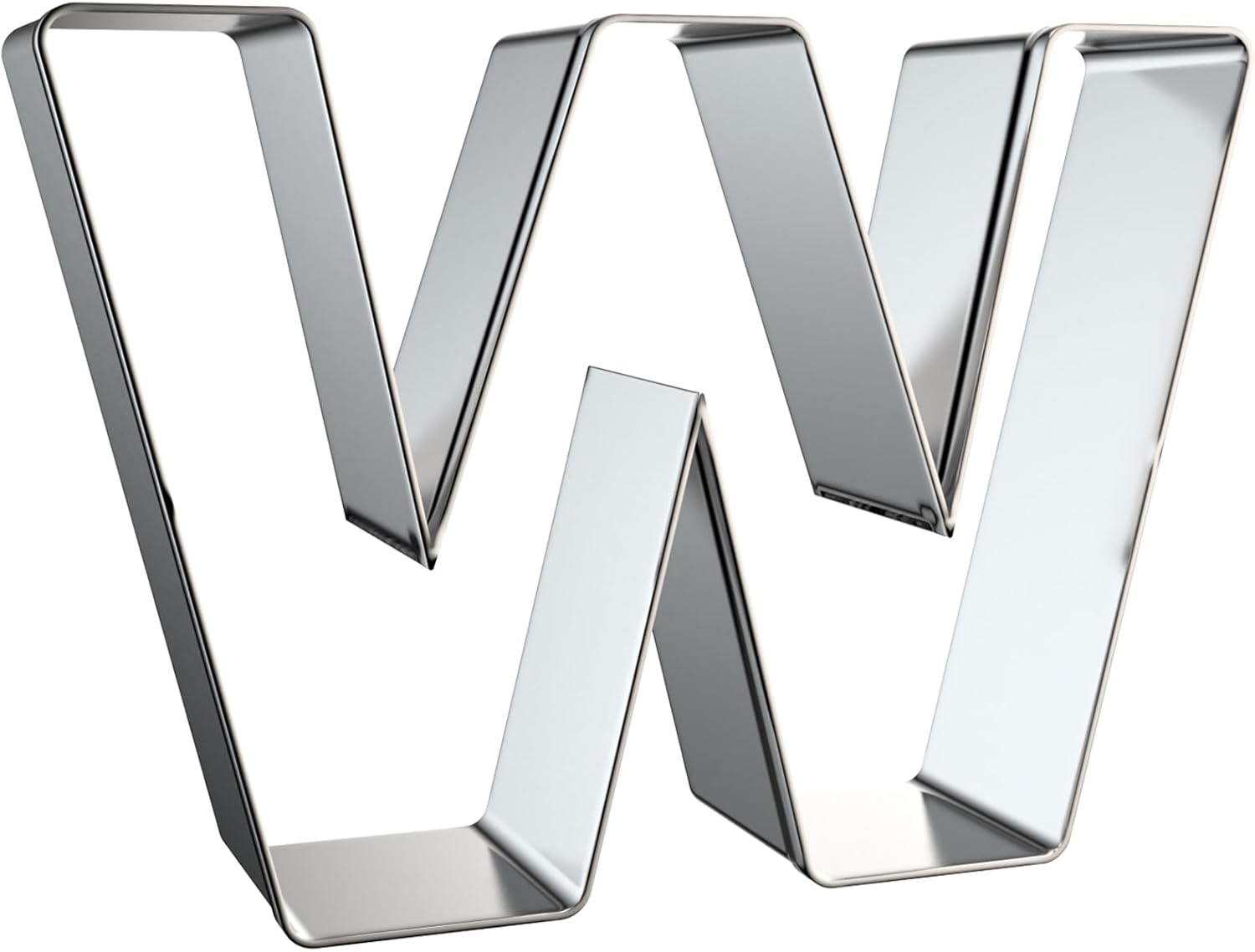 26PCS Alphabet Letters Cookie Cutters, 3 Inch Stainless Steel Metal Biscuit Mold Cookie Cutter for Parties