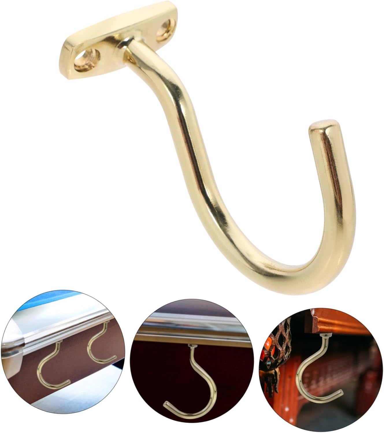 HANABASS 5Pcs Metal Pool Cue Rack Replaceable Billiard Hook for Snooker Table Wear-Resistant Pool Hook for Billiard Table Accessories image number 5