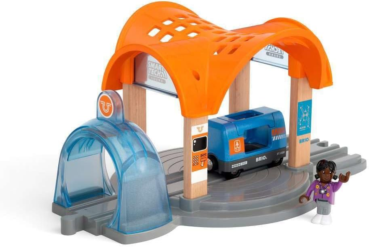 BRIO 33973 Smart Tech Action Tunnel Station for Kids Age 3+ &ndash; Interactive Train Playset with Lights & Sounds image number 6