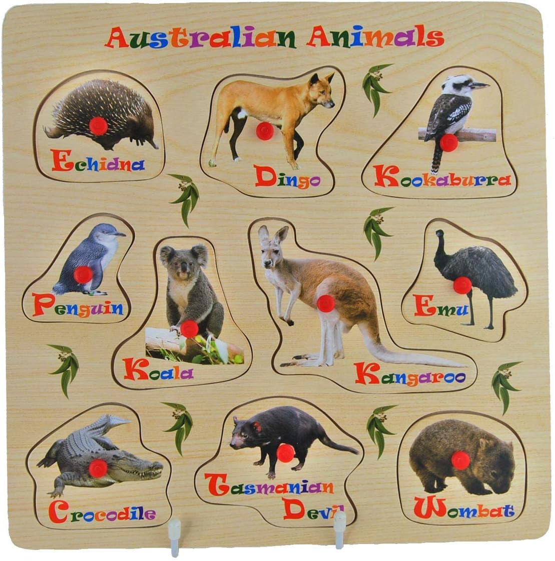 Elka Australia Australian Animal Puzzle Jigsaw Puzzle, Multi-Coloured, 30 X 30 Centimeters