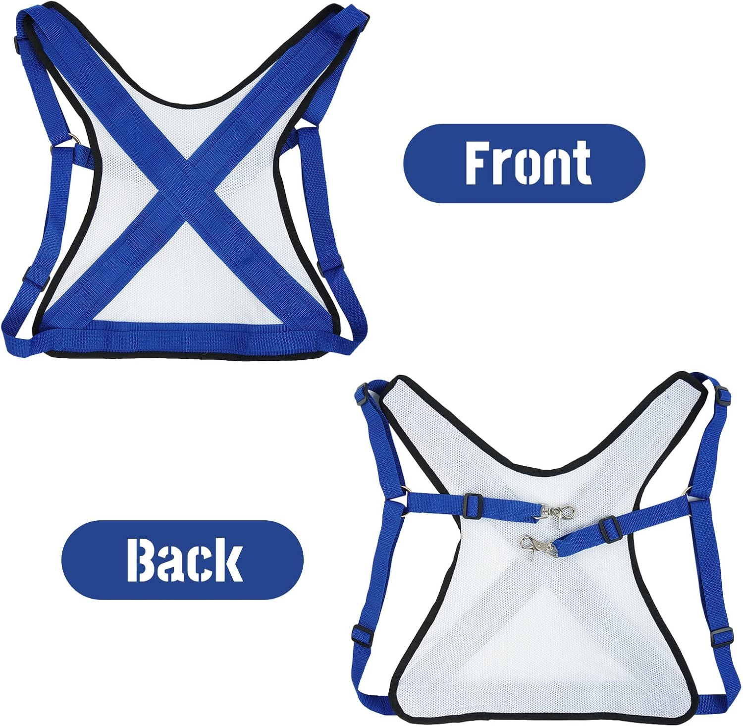 Fishing Shoulder Back Harness, Adjustable Sea Fishing Rod Holder Vest, Boat Fish Fighting Belt Harness for Fishing Big Fish