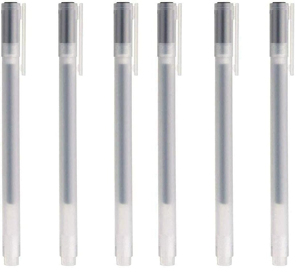 MUJI 0.5 Mm Gel Ink Pen Set &ndash; Black (Pack of 6)