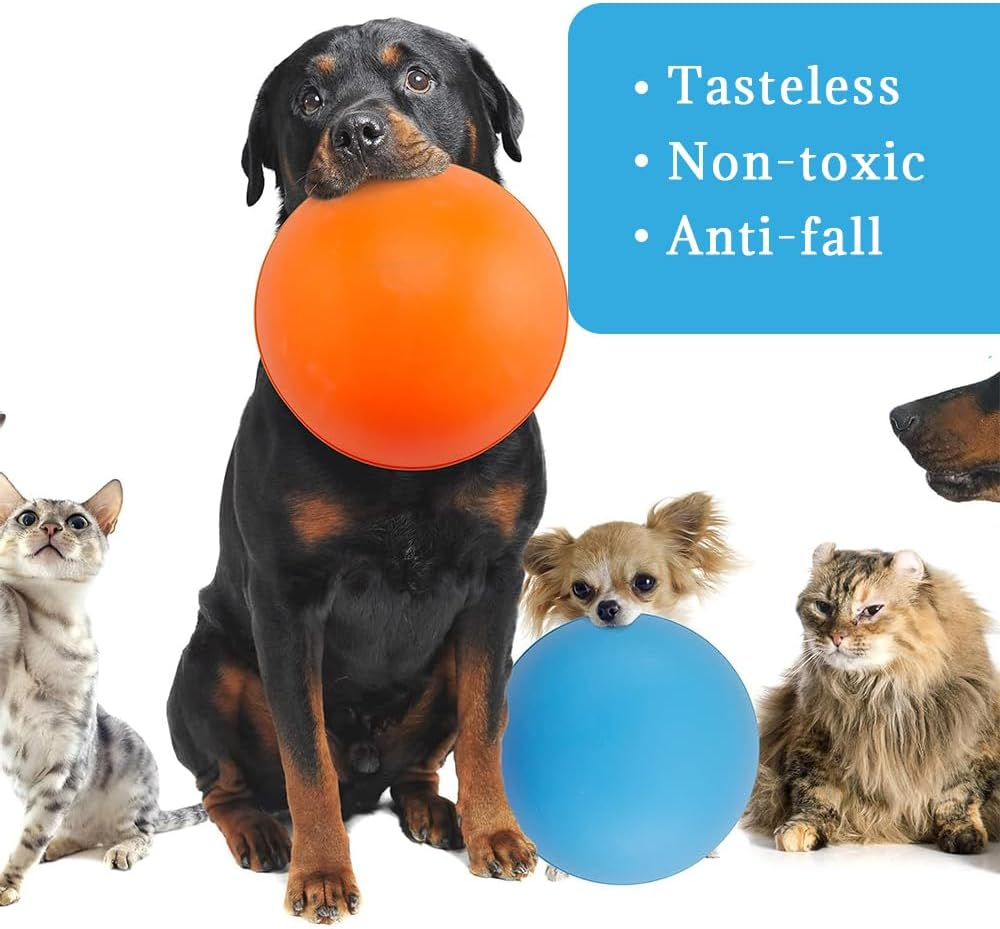 2 Pack Silicone Dog Licking Bowl, Pet Interactive Slow Feeding Bowl, Silicone Freezer Bowl for Oral Health, Choking Prevention, Anxiety Relief (Orange and Blue) image number 3