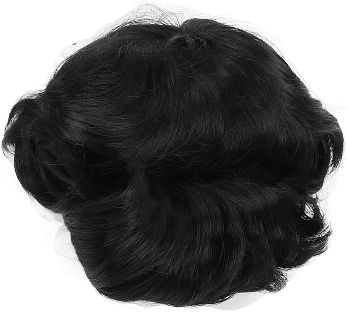 Short Wig, Good Breathability Fluffy Texture Short Black Hair Wig Smoothing Full Hairstyle for Parties for Daily Use for Men image number 1