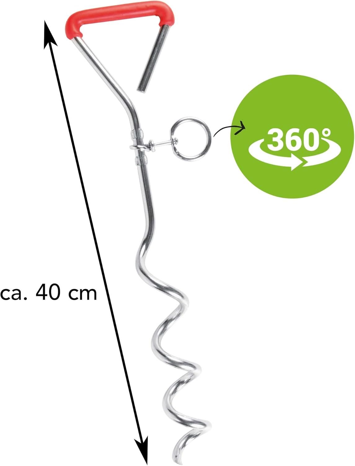 Trixie Galvanized Stake Out Spike, image number 2