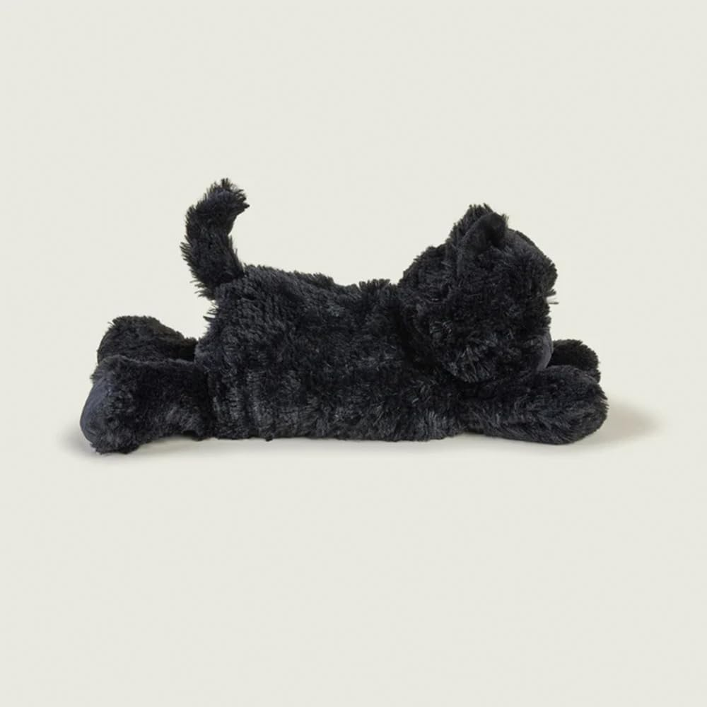 Warmies Plush Black Cat Microwavable Weighted Teddy with French Lavender Scent, Hot or Cold for Cool Relaxation and Warm Relief image number 4