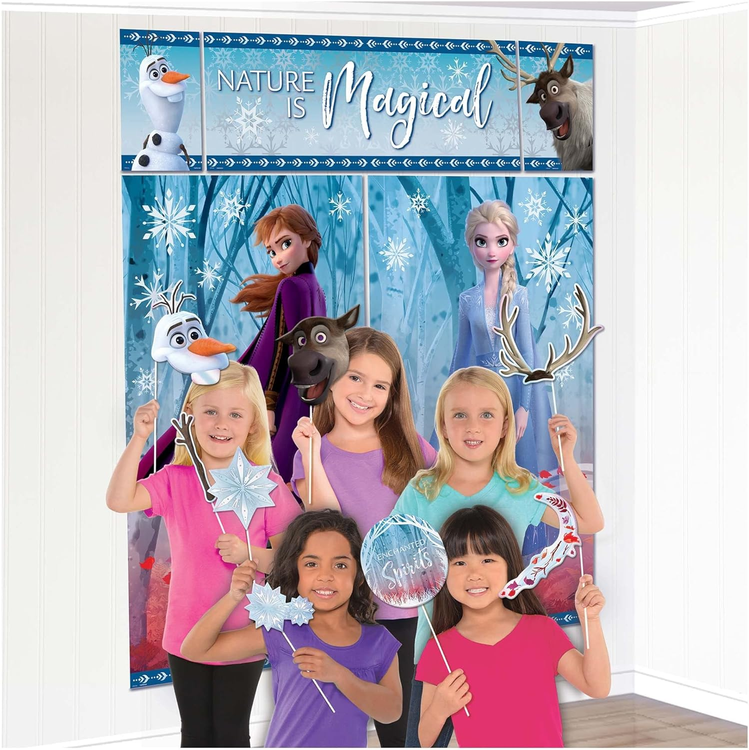 Frozen 2 Scene Setter with Photo Props