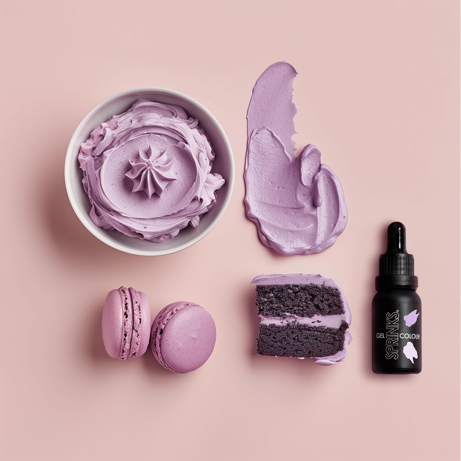 Sprinks Edible Gel Food Colour - 15Ml Super Strength Food Colouring Gel | Fondant Gel Colouring | Cake Decorating Gel | Icing Colouring Gel | Dessert Colour | Gel Colour for Baking | Peaches & Cream image number 2