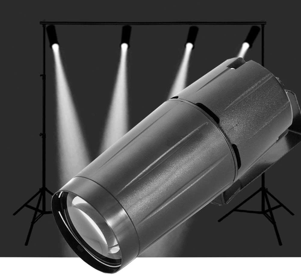 6 Degree Narrow Beam 3W White LED Mirror Ball Pinspot image number 1